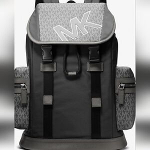 Michael Kors Charcoal and Black Men's Backpack